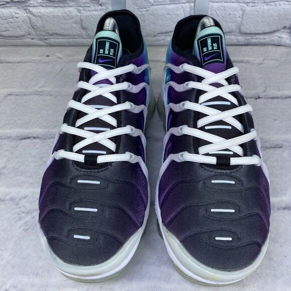 Nike Air Vapormax Plus Mens Size 8 White/Fierce Purple 924453-101 Sneakers Grape - Picture 5 of 15